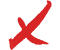 Don't do this! (cross symbol)